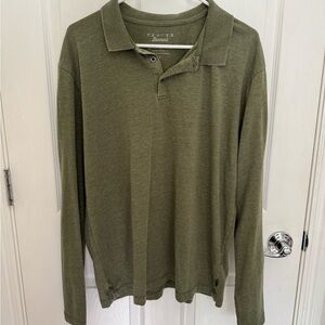 Lucky Brand Men's Olive Green Polo Shirt
